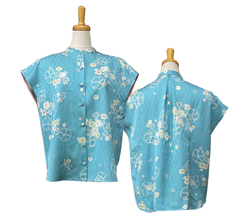 TO-42A　前あきフレンチスリーブブラウス　￥22,000