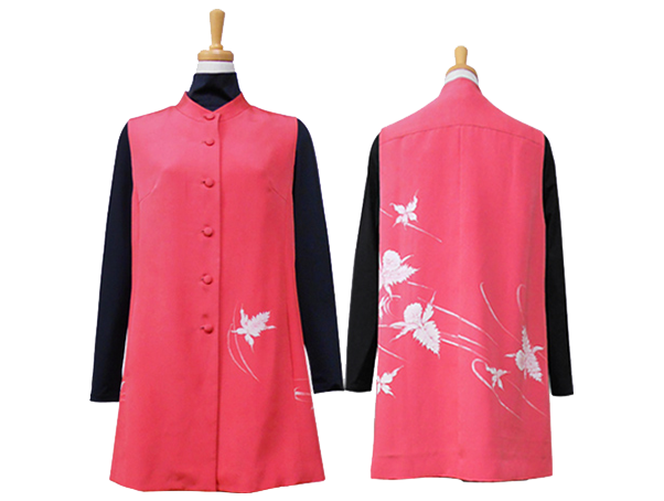 TO-8C　スタンドカラーロングベスト　￥27,500